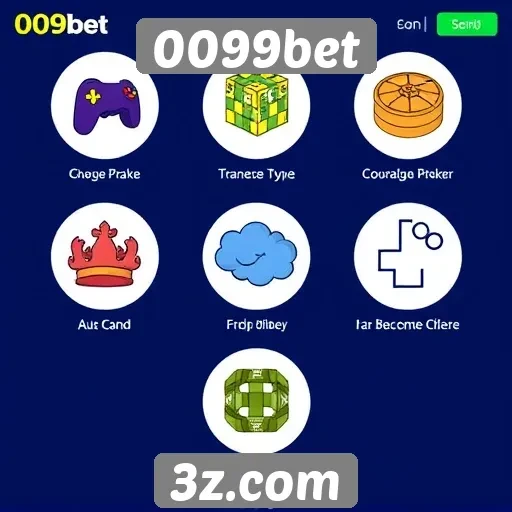 Características da interface do usuário no 0099bet